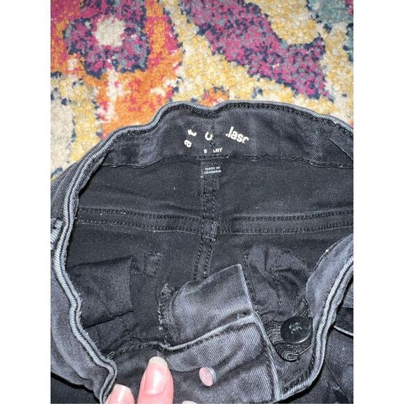 Black Distressed Jeans - Picture 3 of 3